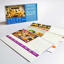 Calendarios promocionalespara escritorio